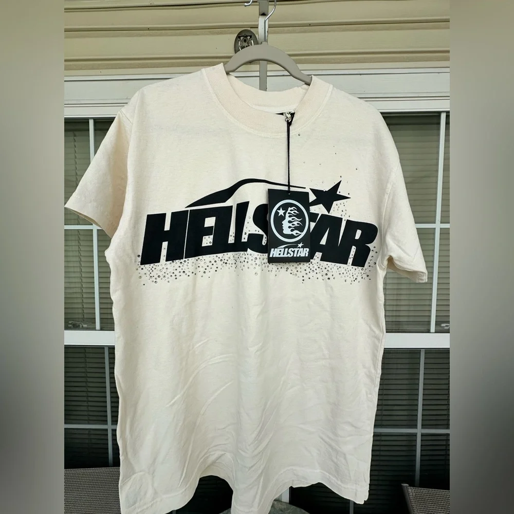 HELLSTAR Classic Rhinestone Tee - Picture 1 of 12